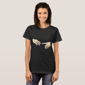 アダム・ハンズの創造 Tシャツ (正面フル)