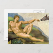 アダム・パロディの創造 ポストカード (正面/裏面)