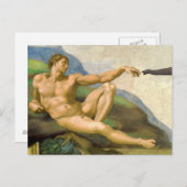 アダム・パロディの創造 ポストカード (正面/裏面)