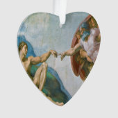 アダム-ミケランジェロ1475年- 1564年の作成 オーナメント (正面)