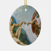 アダム-ミケランジェロ1475年- 1564年の作成 セラミックオーナメント (右)