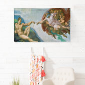 アダム-ミケランジェロ1475年- 1564年の作成 横断幕 (インサイチュ)