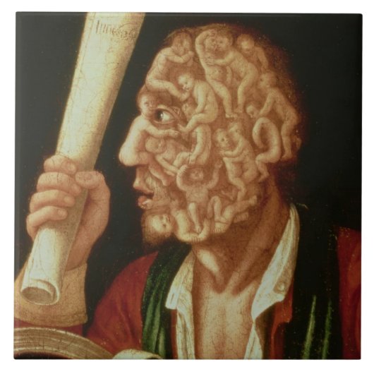 アダム(油)のポートレート タイル (正面)