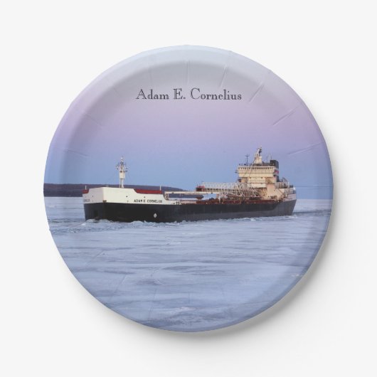 アダムE.コーネリアス紙プレート ペーパープレート (正面)