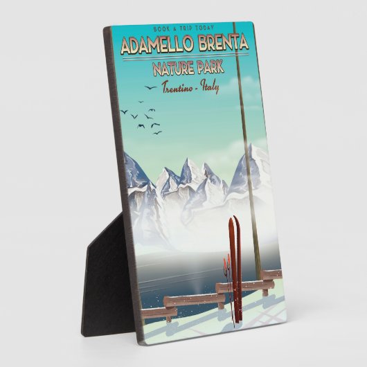 アダメロブレンタ自然パークイタリアバケーションプリント フォトプラーク (側面)