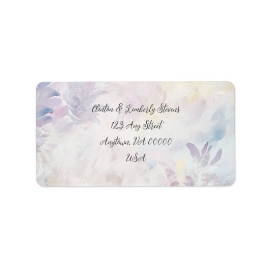 アダラ エレガント カスタマイズ可能 返送先住所ラベル ラベル (正面)