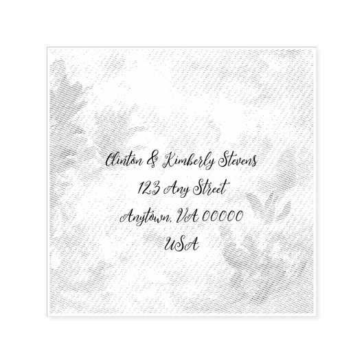 アダラ エレガント カスタム セルフ インキング アドレススタンプ セルフインキングスタンプ (デザイン)