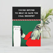 アダルトおもしろいクリスマスホリデーパーティー 招待状 (スタンド正面)