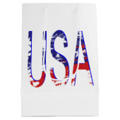 アダルトおもしろいシェフ誕生日追加顔 ミディアムペーパーバッグ (裏面)