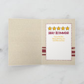 アダルトおもしろいソンマンガモダンー甘い誕生日 カード (内部)