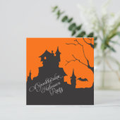 アダルトのハロウィン衣装パーティの招待状 招待状 (スタンド正面)