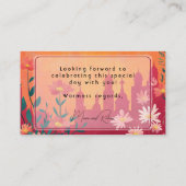 アダルトオンリーサンセットセレーデ結婚ーズ エンクロージャーカード (裏面)