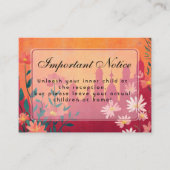 アダルトオンリーサンセットセレーデ結婚ーズ エンクロージャーカード (正面)