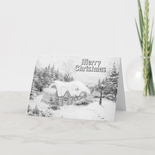 アダルトカラーリングクリスマスカード シーズンカード (正面)