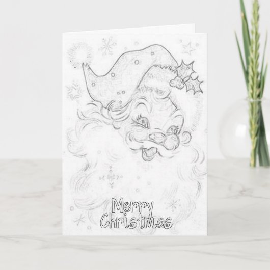 アダルトカラーリングクリスマスカード シーズンカード (正面)