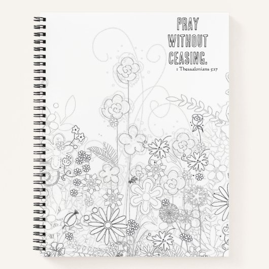 アダルトカラーリングジャーナル、表紙のみ ノートブック (正面)