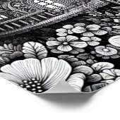 アダルトカラーリングフローラフェアリーハウスポスター ポスター (角)