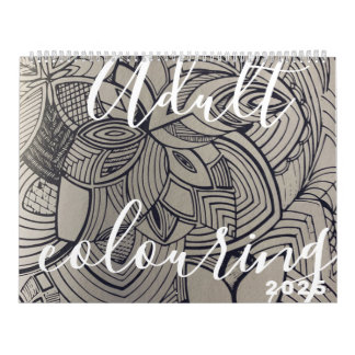 アダルトカラーリングブックカレンダー2005継続 カレンダー