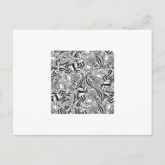 アダルトカラーリングブック ポストカード (正面)