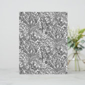 アダルトカラーリングページ – アールヌーボーアーティチョークダマスク (スタンド正面)