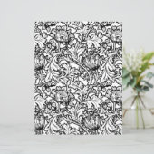 アダルトカラーリングページ、ウィリアム・モリス・アネモンフローラ (スタンド正面)