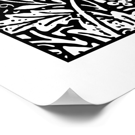 アダルトカラーリングポスターウィリアム・モリスフローラ園 ポスター (角)