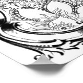 アダルトカラーリングポスター「母ガーデンアート」 ポスター (角)