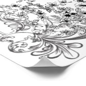 アダルトカラーリングポスター「芸者、沈黙の悲しみ」 ポスター (角)