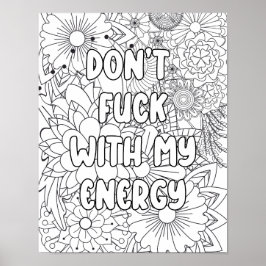 アダルトカラーリング – 「F*&^ with...」啓発 ポスター