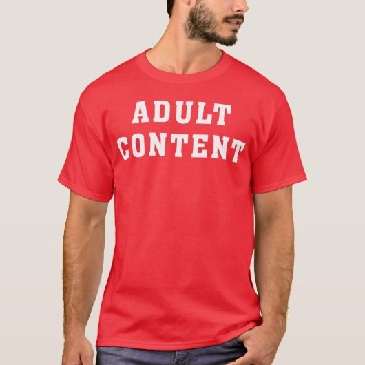 アダルトコンテンツ - ビンテージ1 Tシャツ (正面)