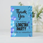 アダルトサプライズ誕生日サンキューカード サンキューカード (スタンド正面)