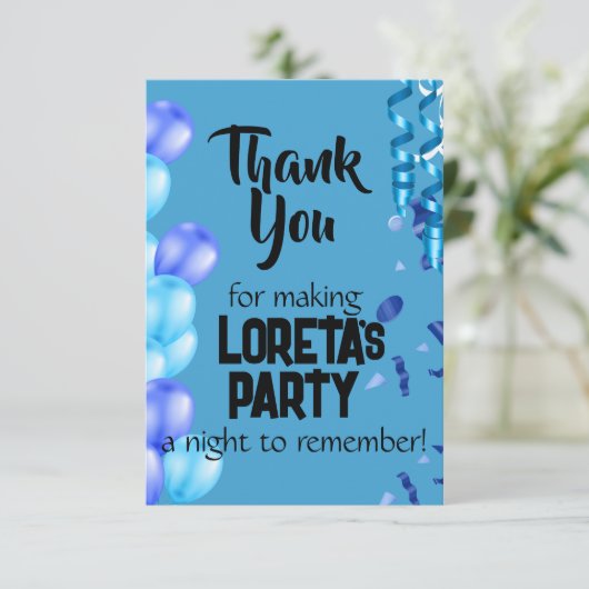 アダルトサプライズ誕生日サンキューカード サンキューカード (スタンド正面)