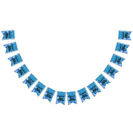 アダルトサプライズ誕生日バンティング旗青 バンティングフラッグ