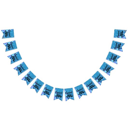アダルトサプライズ誕生日バンティング旗青 バンティングフラッグ (全)
