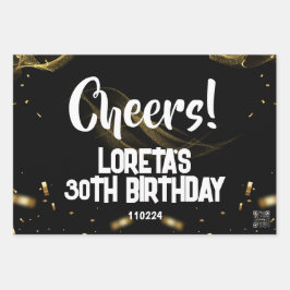 アダルトサプライズ誕生日ラッピング紙ブラック ラッピングペーパーシート