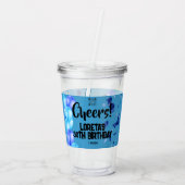 アダルトサプライズ誕生日飲みガラス アクリルタンブラー (裏面)