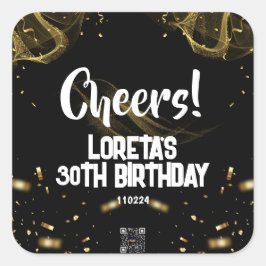 アダルトサプライズ誕生日 スクエアシール