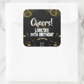 アダルトサプライズ誕生日 スクエアシール (バッグ)