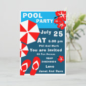 アダルトサマープールパーティー 招待状 (スタンド正面)