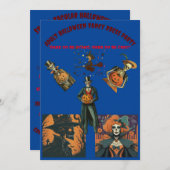 アダルトハロウィーンドファンシーレスパーティー 招待状 (正面/裏面)