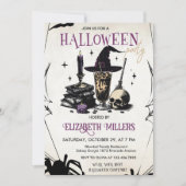 アダルトハロウィーンナイトパーティー 招待状 (正面)