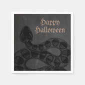 アダルトハロウィーンヘビ スタンダードカクテルナプキン (正面)