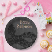 アダルトハロウィーンヘビ ペーパープレート (パーティー)