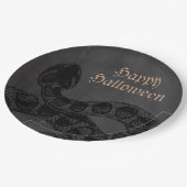 アダルトハロウィーンヘビ ペーパープレート (アングル)