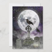 アダルトハロウィーンマスカレードパーティの招待状 招待状 (裏面)