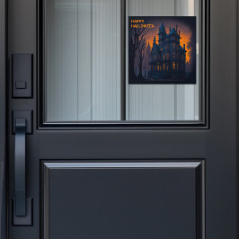 アダルトハロウィーンマンション幽霊のよく出るパーティー ウィンドウサイン