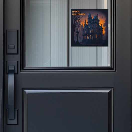 アダルトハロウィーンマンション幽霊のよく出るパーティー ウィンドウサイン