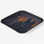 アダルトハロウィーンマンション幽霊のよく出るパーティー ペーパープレート (傾斜あり)