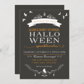 アダルトハロウィーン招待状パーティー 招待状 (正面/裏面)