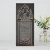 アダルトハローウィンパーティ墓地トームストーン 招待状 (スタンド正面)